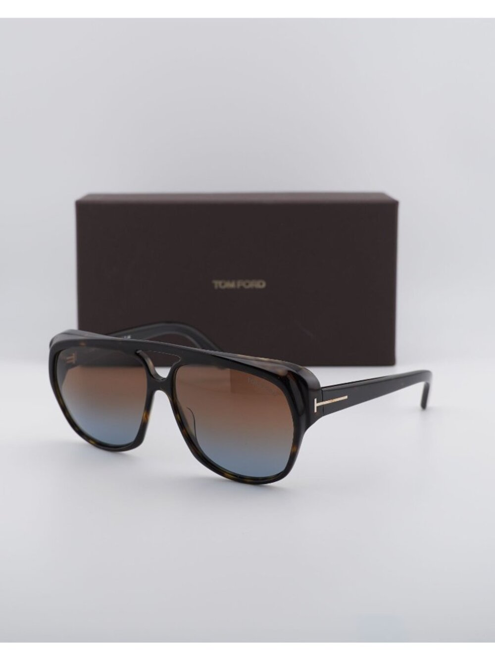 Tom Ford Jayden FT1103 52F Aviator Sunglasses - Havana / Brown